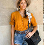 Women's Hollow Flower Leather Belt | Adjustable Waist Belt